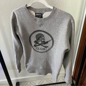 FRAGMENT x NEIGHBORHOOD sz S Gray Fleece Sweatshirt Long Sleeve Japan